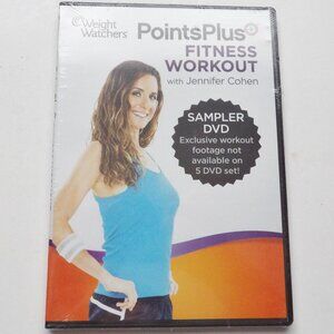 Weight Watchers Points Plus Fitness Workout Sampler DVD New Sealed
